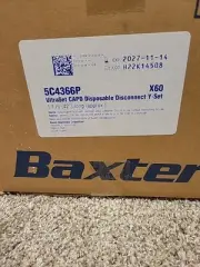 Baxter Ultraset CAPD disposable disconnect y-set 5C4366P Case Of 60