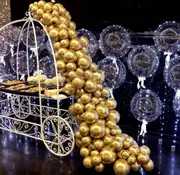 103Pcs Gold Metallic Balloon Garland Arch Kit - Grand Opening Wedding Anniversary Baby Shower Birthday Party Decorations