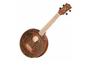 Tiki 'Tiki Man' Ukulele with Soft Case (Natural Satin)
