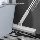 Swivel Design Floor Brush Floor Cleaner Handle Grout Brush with 180 for Bathroom