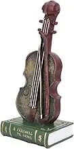 Haofy Saxophone Model Ornament，Retro Resin Sculpture Home Decor Miniature Replica Instrument Craft (29 * 13 * 10)