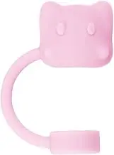 Silicone Straw Covers for Stanley Cup Cute Silicone CatStraw Cover Drinking Tips Accessories Cover Cup Straw Dust
