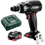 Metabo BRUSHLESS CORDLESS IMPACT WRENCH KIT 18V 5.5Ah 400Nm Black AU60225500