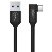 Cruxtec 90 Degree Angle USB-A to USB-C VR Cable - 5m Compatible with Oculus Link Cable / Quest 2 [VAC-05-BK]