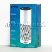 NEW Amazon Echo Smart Speaker with Alexa 1st Generation White Bluetooth Wi-Fi