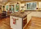 Brown Petrified Agate Wood Stone Kitchen Countertop, Island Modern Countertop