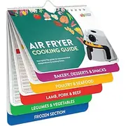 Air Fryer Cheat Sheet Magnets Cooking Guide Booklet - Cooking Times Chart - Cookbooks Instant Air Fryer Accessories Oven Cooking Pot Temp Guide Kitchen Convers