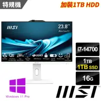 在飛比找momo購物網優惠-【MSI 微星】24型i7二十核液晶特仕電腦(PRO AP2