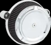 AN Big Sucker Air Filter Kit w Cover Beveled Chrome Harley Breakout 107 18-19