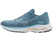 Mizuno Wave Rider 26 Womens Running Shoes Mountain Spring / White / Flax in US 8