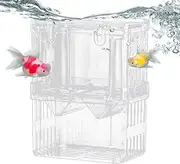 Fish Breeding Box | Aquarium Fish Breeding Box | Fishes Incubator with Suction Cups, Baby Fishes Separator for Tank, Aquarium Breed Isolation for, Shrimp, Guppy