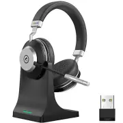 Wantek Bluetooth Headsets with Mic USB Dongle Wireless Headphone for Home Office