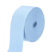 1.5" Denim Ribbon, 1 Roll 5.5 Yard Jean Craft Pure Color Strip, Light Blue