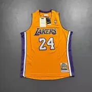 100% Authentic Kobe Bryant Mitchell Ness 08 09 LA Lakers Jersey Size 48 XL Mens
