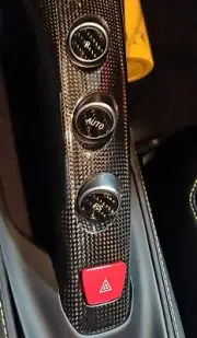 Fits Ferrari California T 15-18 F1 Gear Button Covers in Black Carbon Fiber Kit (for: Ferrari)