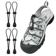 2 Pairs Elastic No Tie Shoe Laces Replacement Laces for Keen Sandal, Round St...
