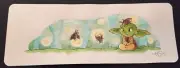 Katie Cook Original Ink & Color art Yoda Star Wars Amazing Stockton-Con 2017