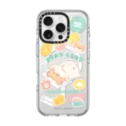 iPhone 16 Pro Clear Case MagSafe Compatible Muffinmaru Stay Lazy