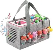 Carry Case Compatible with Tonies Starter Set and Accessories Storage Bag, Organizer Bag for Toniebox Starter Kit, Gray