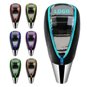 LED Crystal Car Shift Knob - LED Illuminated Gear Shift Knob with 7 Light Col...