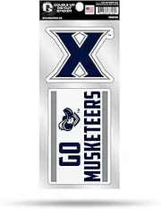 Rico Industries NCAA Michigan Wolverines Split Design Double Up Die Cut 2-Piece Sticker Sheet
