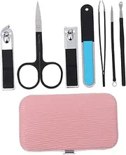 Ipetboom Eyebrow Tweezer Scissor Style Nail Clippers Set Hair Removal Tweezer Storage Case Nail Cliers Eyebrow Trimmer Trimming Shears
