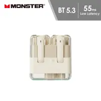 在飛比找PChome24h購物優惠-【MONSTER 魔聲】MON-XKT12 琉光粉彩藍牙耳機