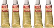 M00198x5-FS MOREZMORE 5 Tubes Fresh Amaco Rub 'n Buff GRECIAN GOLD Wax Metallic