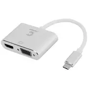 Comsol USB-C to HDMI and VGA Adapter