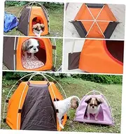 Kisangel Pet Tent Oxford Dog Kennel Foldable Detachable for Indoor Outdoor Use for Small Medium Pets