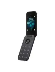 Nokia 2660 Flip (Dual Sim, 2.8", 32GB, 4G) Cradle Bundle w Bluetooth - Black