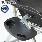 Clip On Side Table Tray Cup Holder For Sun Lounger/Camping Chair Outdoor AUS