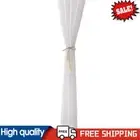 Solid White Curtain 250x100cm Window Sheer Tulle Curtains for Childrens Room NEW