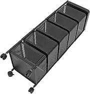LOEFLIFA 5layer Rotating Vegetable Rack Kitchen Storage Organizer Wheels Compact Design for Efficient Fruit and Vegetable Storage and Stylish Basket for Household Use