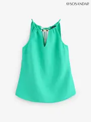 Sosandar Green Bead Detail Top (F98839) | $104