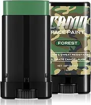 CCbeauty Green Camo Face Paint - St. Patrick's Day Sports Eye Black Stick,Camouflage Hunting Accessories,Sweat Resistant Safe Army Militarty Gamora Makeup for Halloween Costume Cosplay