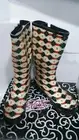 Blazin Roxx Women's Flat Rubber Rain Boots Mid Calf Size 11 Aztex Design