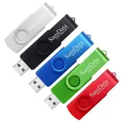 USB Flash Drives 5 Pack Thumb Drives Memory Stick 64GB Multicoloured 64GB*5