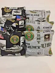 8 Cornhole Bag Bean Set U S United States Army Blk/GR