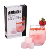 Bartender Rose Quartz Gin Stones Set 6