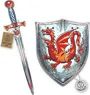 Liontouch 29310LT Amber Dragon Knight Play Set for Kids | Toy Sword & Shield in Foam