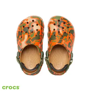 Crocs 卡駱馳 (童鞋) 經典迷彩小童All Terrain克駱格-208097-2UG_洞洞鞋