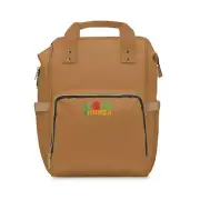Multifunctional Diaper Backpack | Light Brown Color | I love hunza