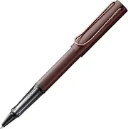 LAMY Lx Rollerball Pen 390 - Rollpen Made of Anodised Aluminium in Marron (Chestnut) with Transparent Handle