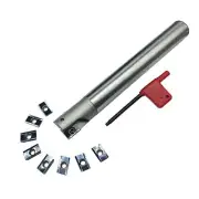 BAP400R C24-25-200 Indexable End Mill CNC Milling Cutter Holder + 10Pcs APKT1604