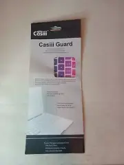 Casiii Guard Thinnest Silicone Keyboard Cover MacBook Pro Black Protector Spills