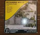 ho scale 1/87 scale Woodland Scenics Random Stone Retaining Wall nib