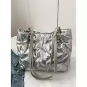 Textured Polyester Shoulder Bag