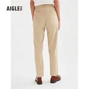 【AIGLE】女 防潑休閒長褲(AG-3P230A150 卡其)