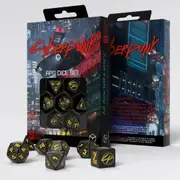 Q Workshop - Cyberpunk Red Dice Set: Wet Work Dice Set 7